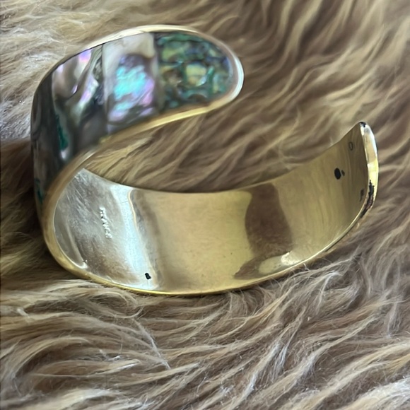 Vintage Mexican Alpaca Cuff Bracelet - Picture 7 of 13